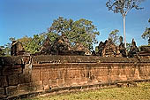 Banteay Srei temple - the 2nd enclosure from the moat